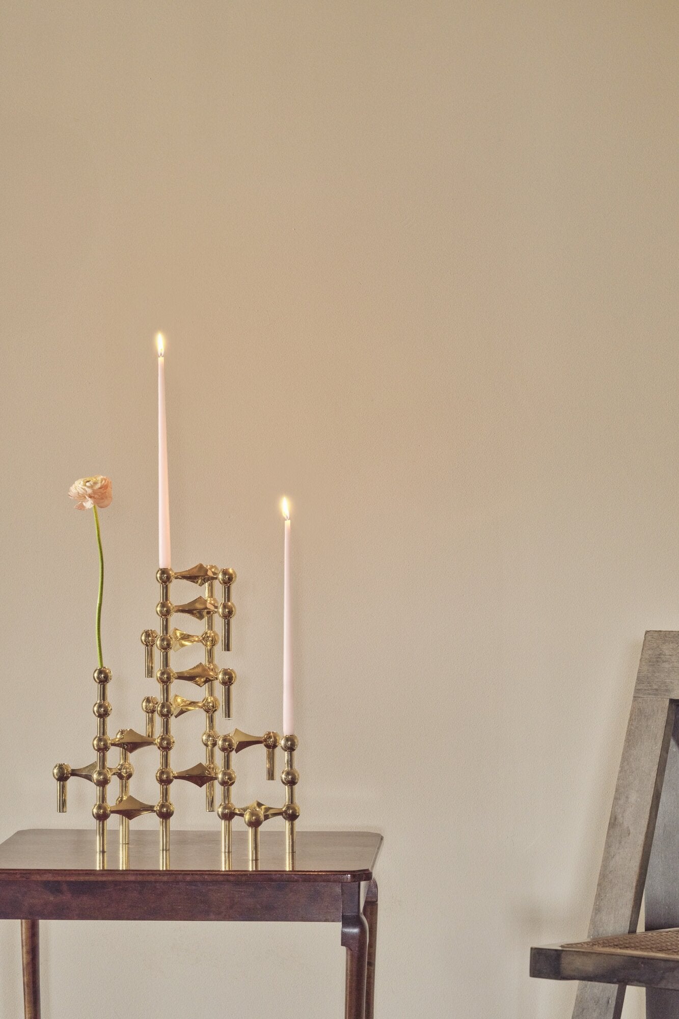 Nagel vase - messing